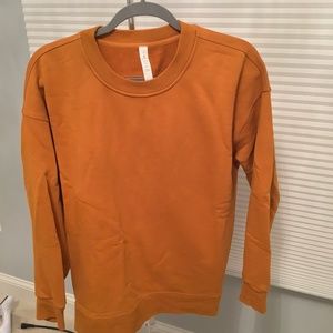 Lululemon oversized crew small fools gold